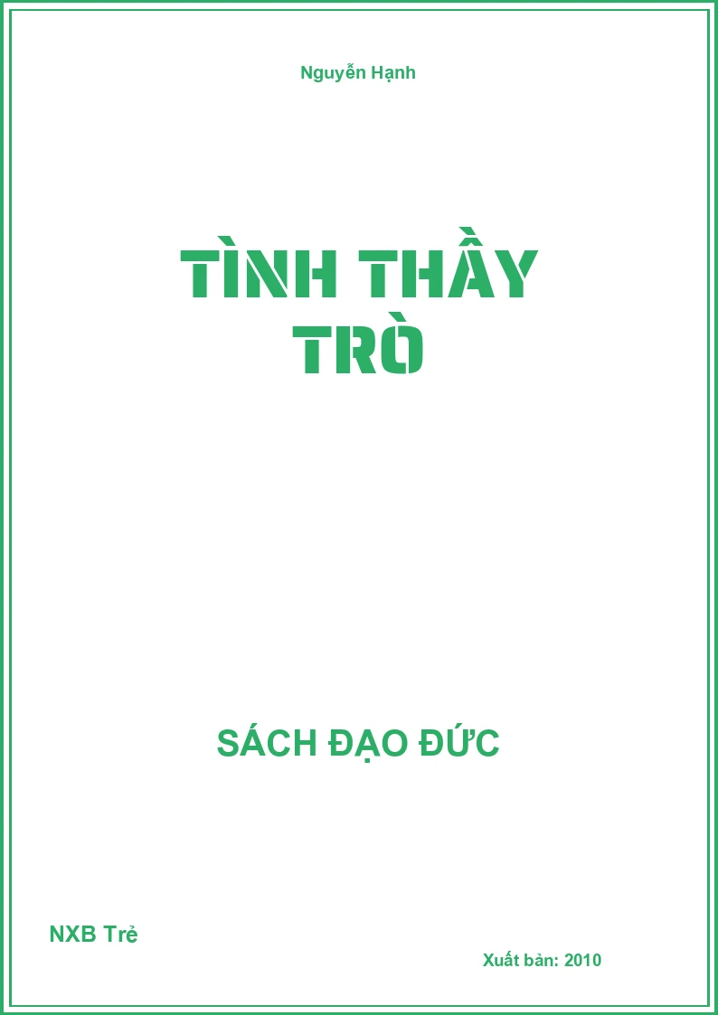 Tình thầy trò
