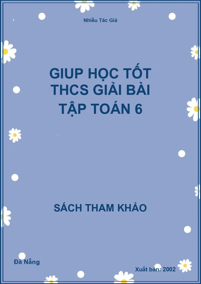 Giup học tốt THCS Giải bài tập Toán 6