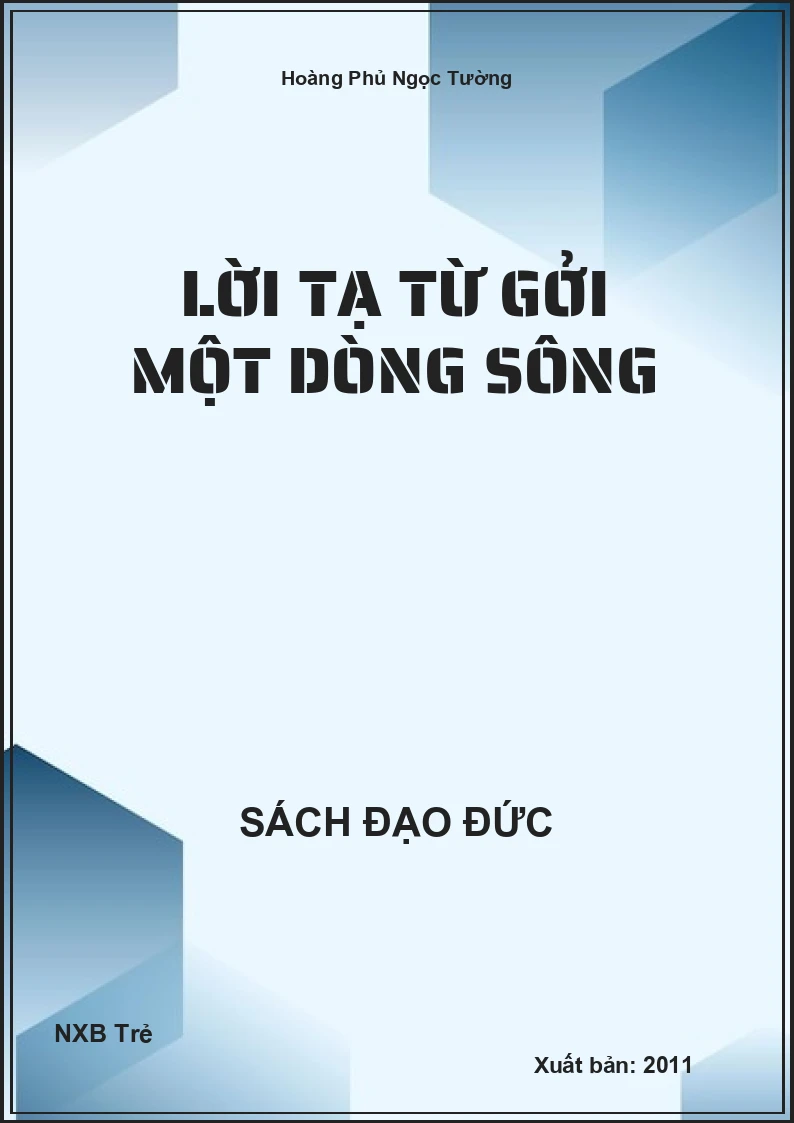 Lời tạ từ gởi một dòng sông