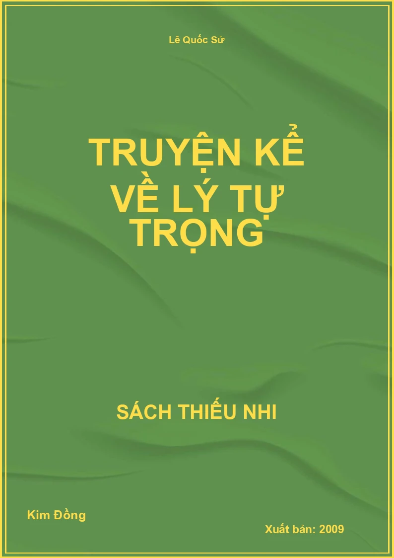 Truyện kể về Lý Tự Trọng