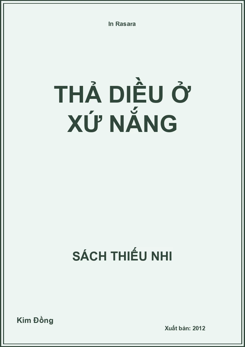 Thả diều ở xứ nắng