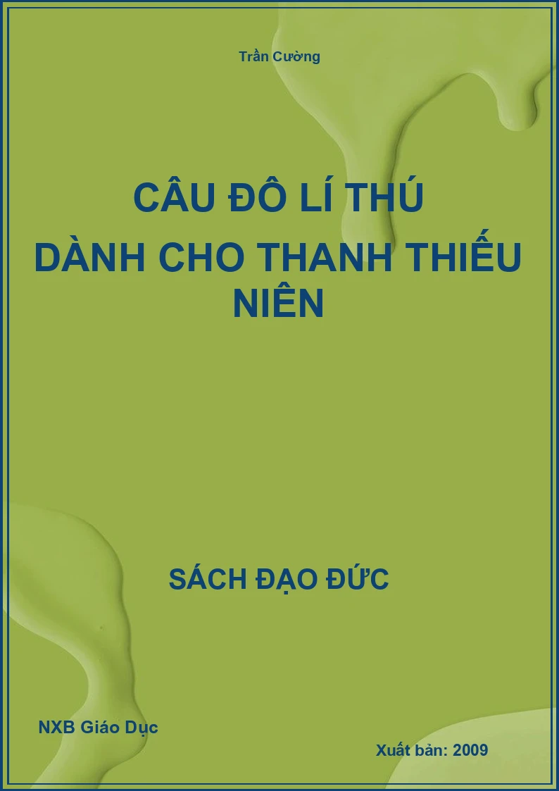 Câu đô lí thú dành cho thanh thiếu niên