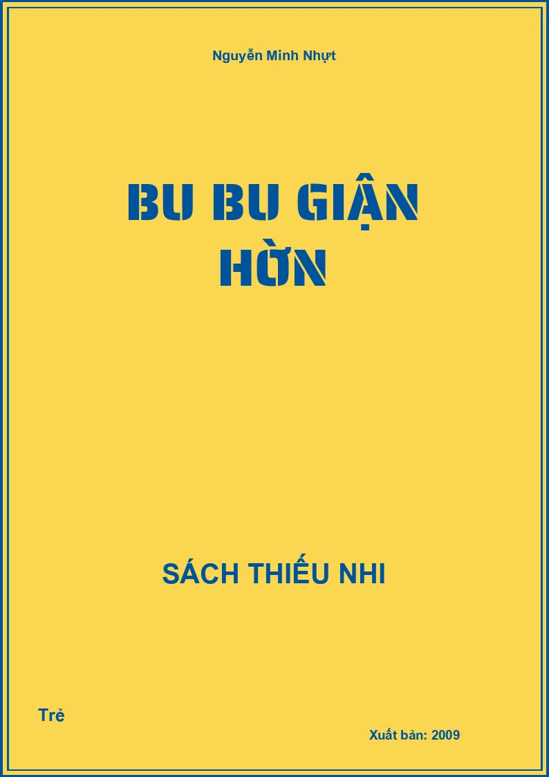 Bu bu giận hờn