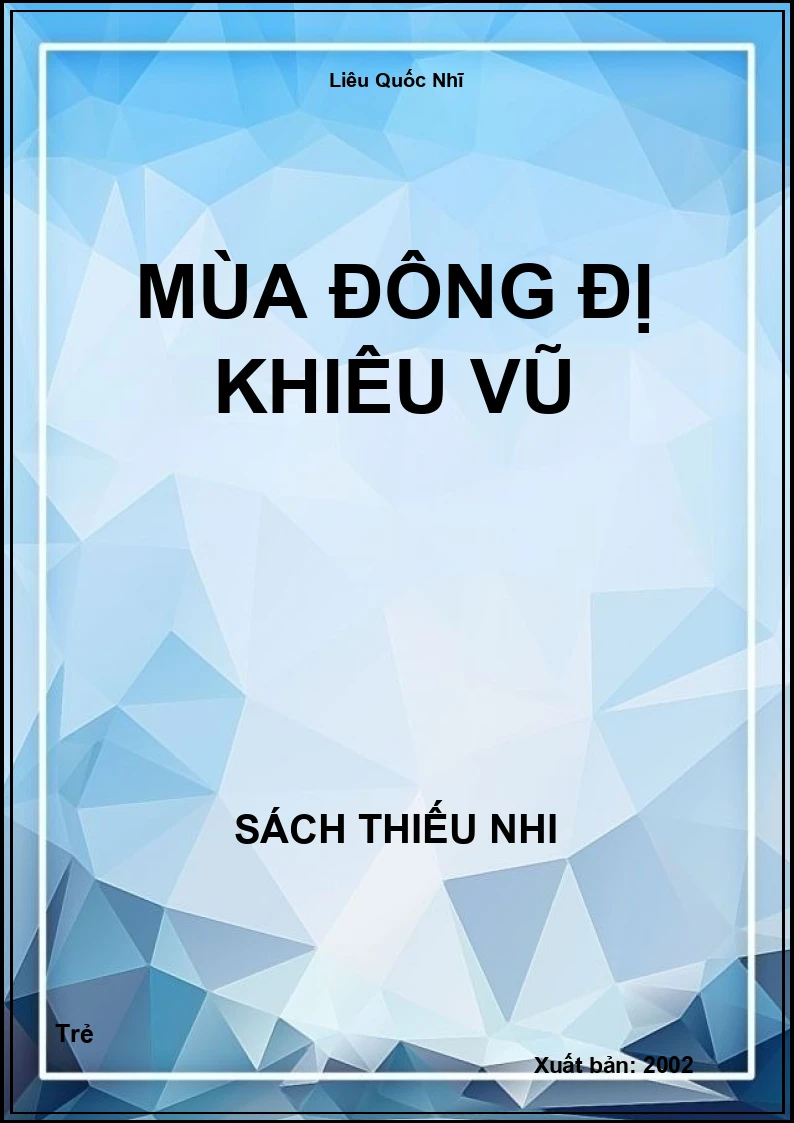 Mùa đông đi khiêu vũ
