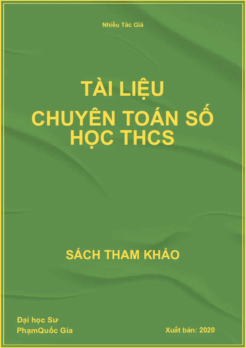 Tài liệu chuyên Toán Số học THCS