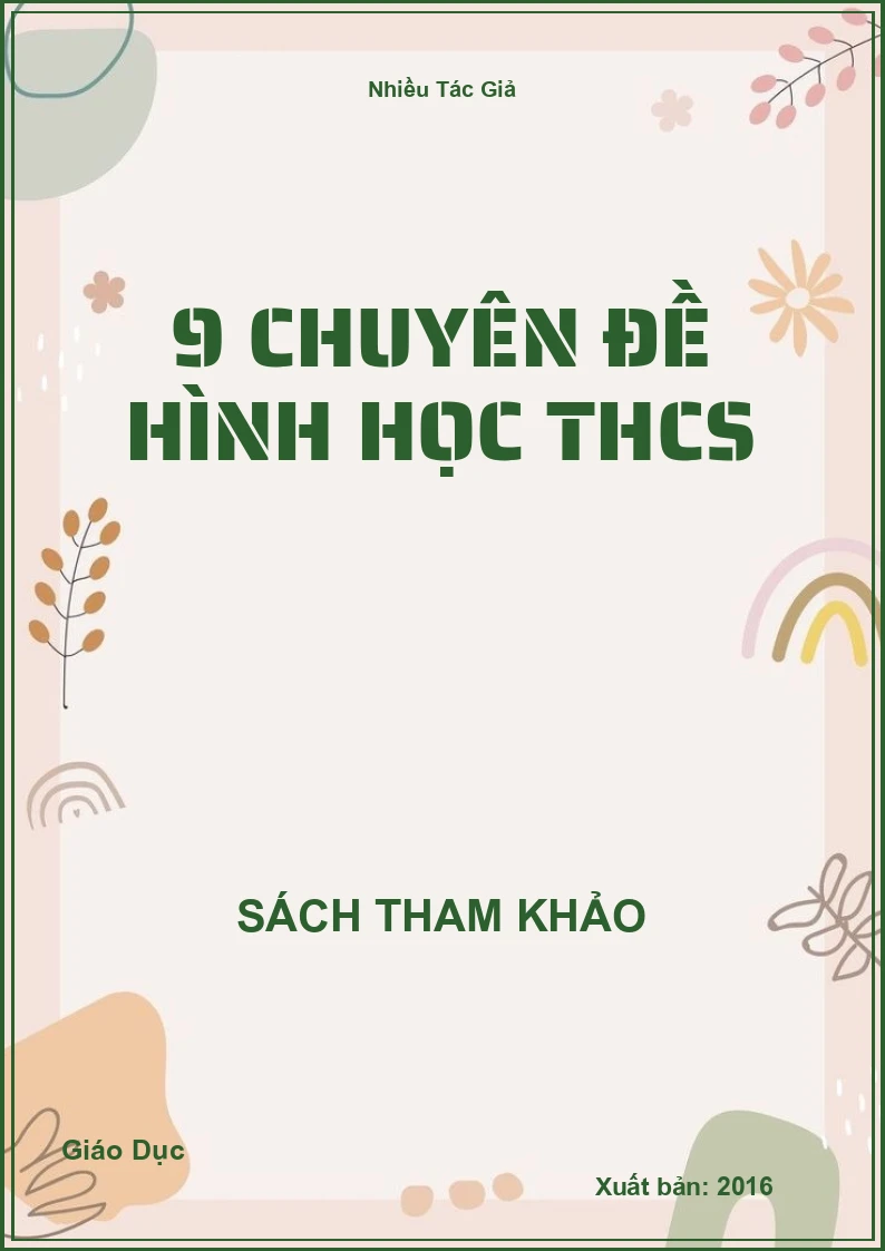 9 Chuyên đề hình học THCS