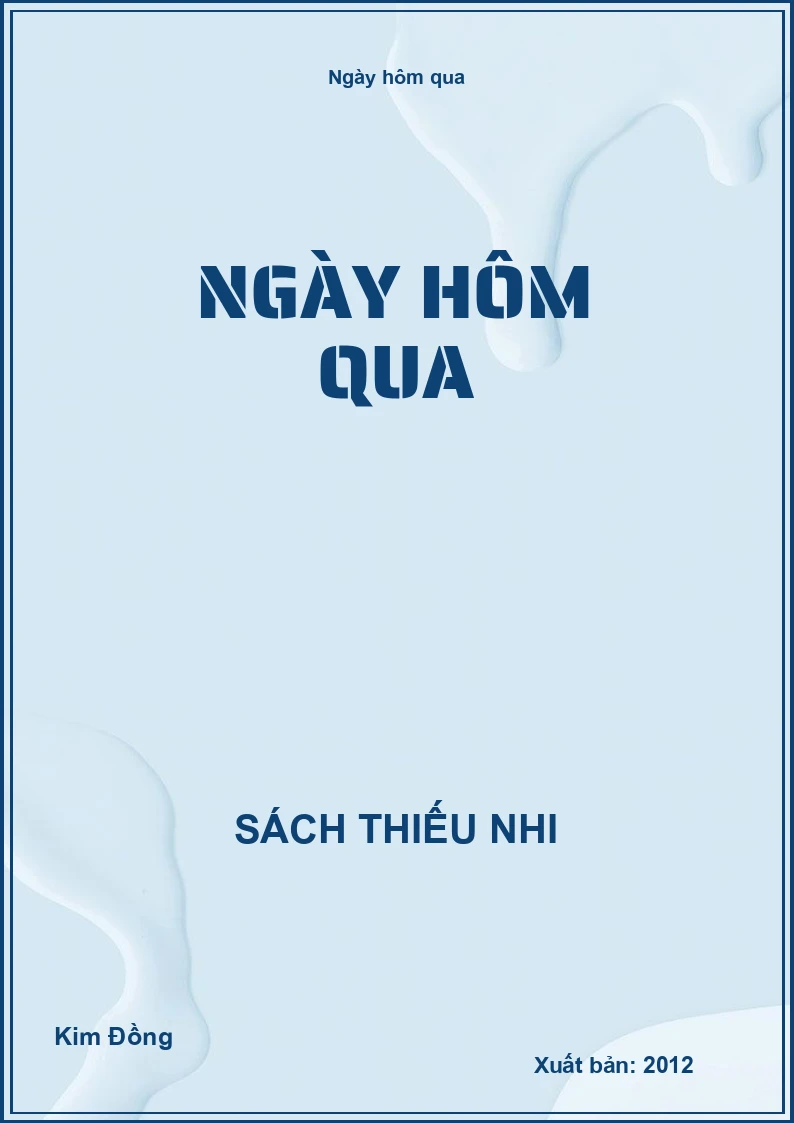 Ngày hôm qua