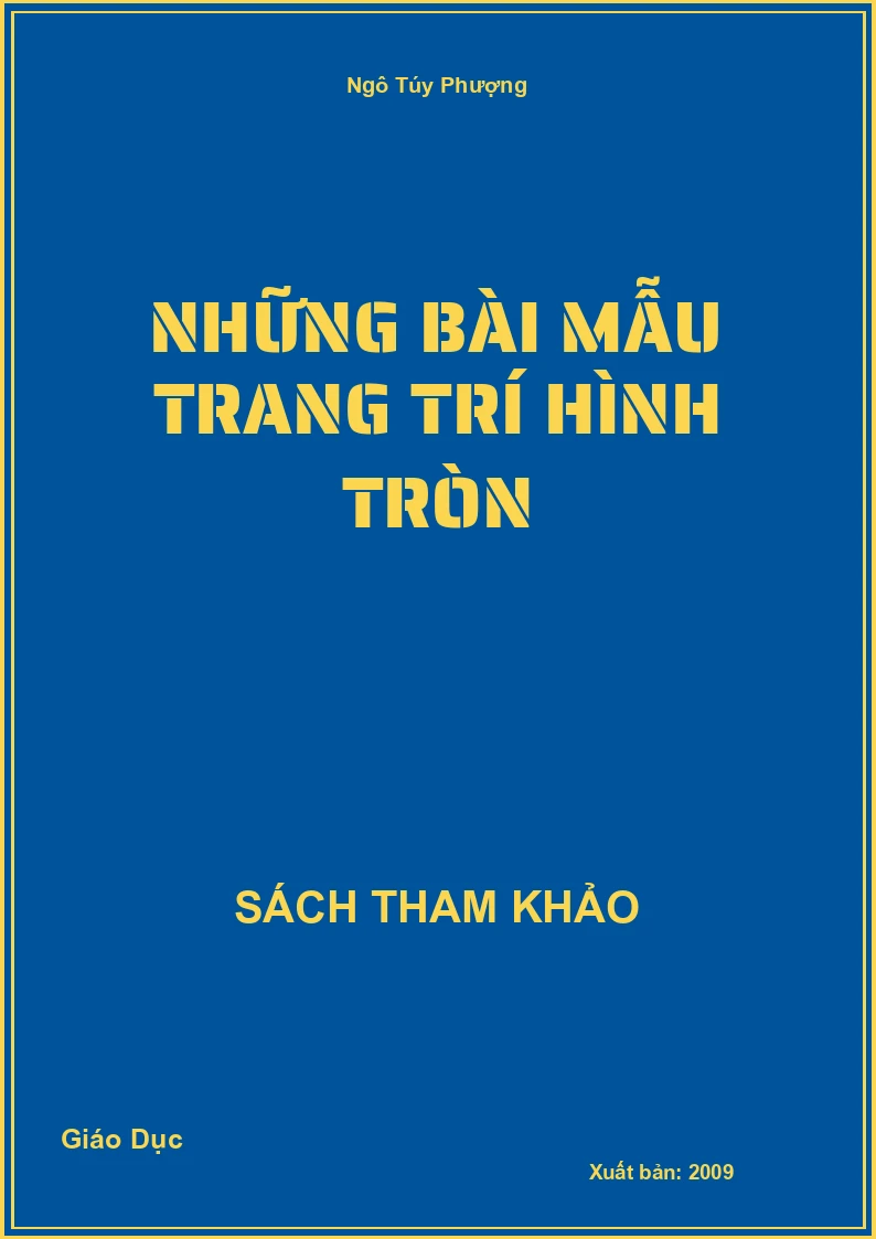 Những bài mẫu trang trí hình tròn