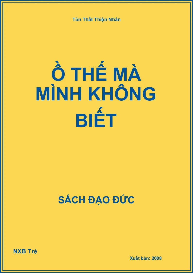 Ồ thế mà mình không biết