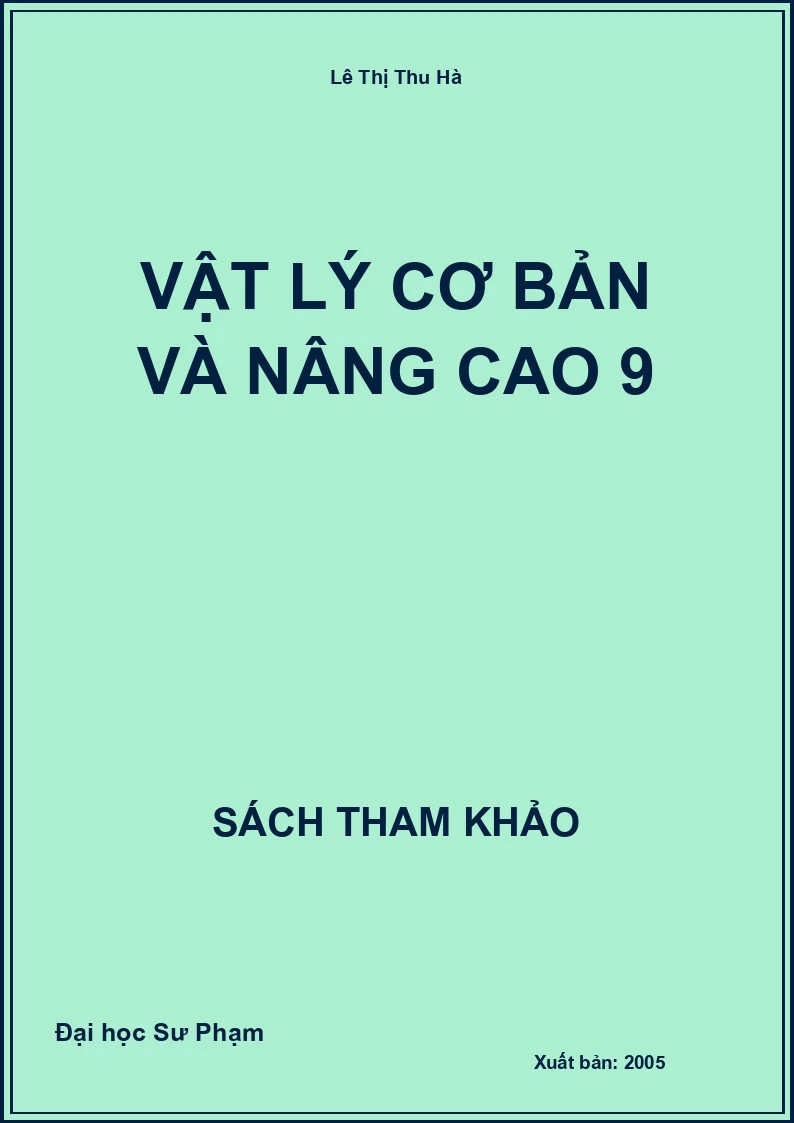 Vật Lý cơ bản và nâng cao 9
