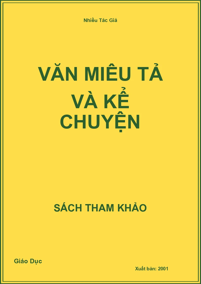 Văn miêu tả và kể chuyện
