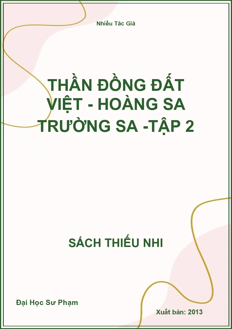 Thần đồng đất Việt - Hoàng Sa Trường Sa -tập 2
