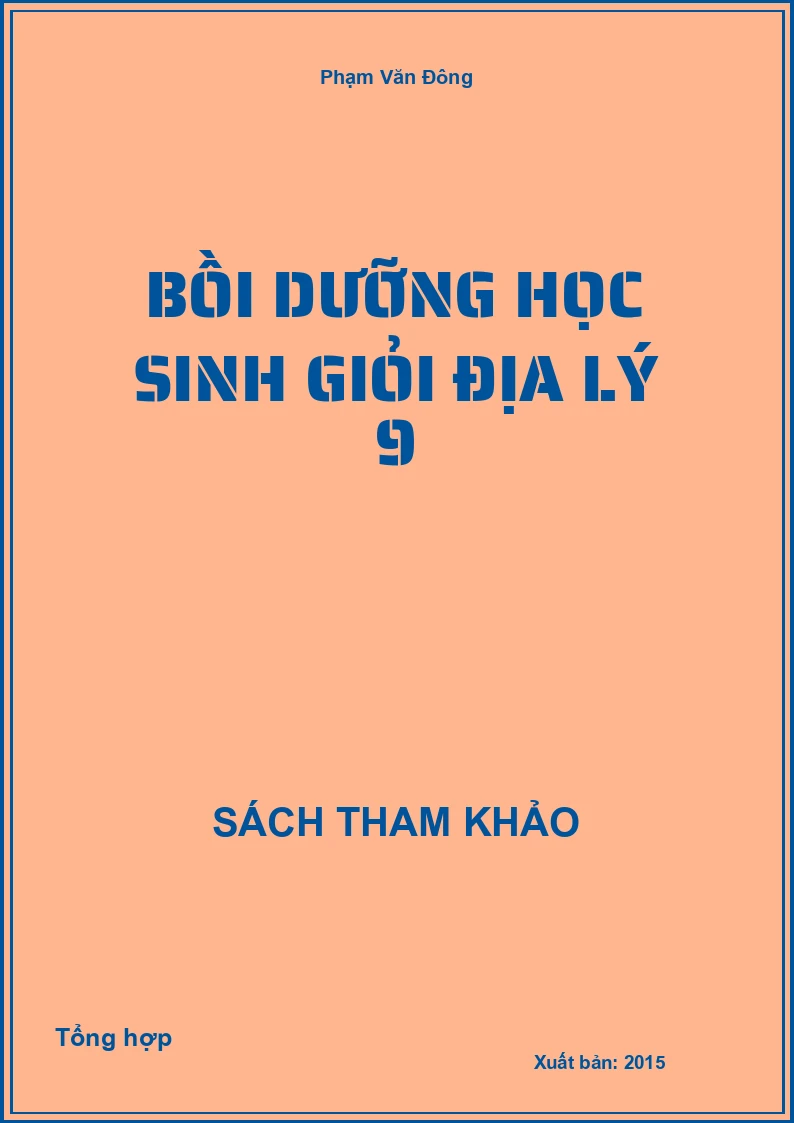 Bồi dưỡng học sinh giỏi Địa Lý 9