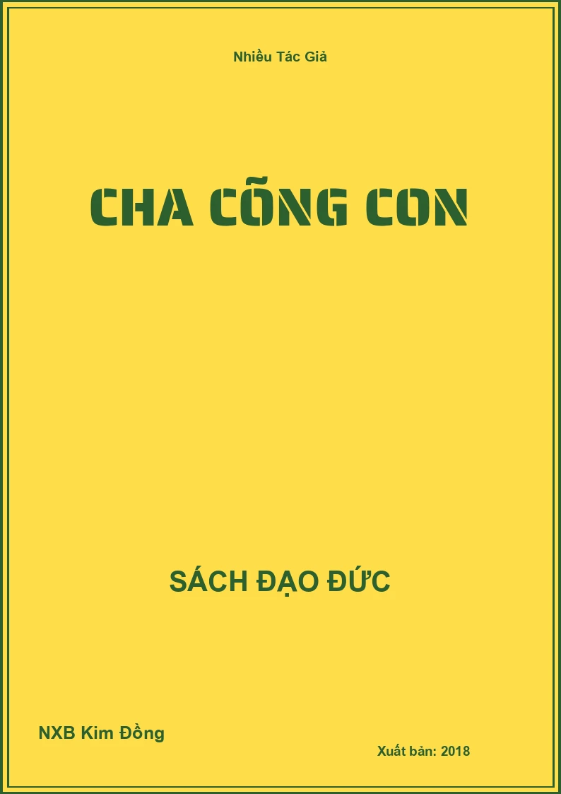 Cha cõng con