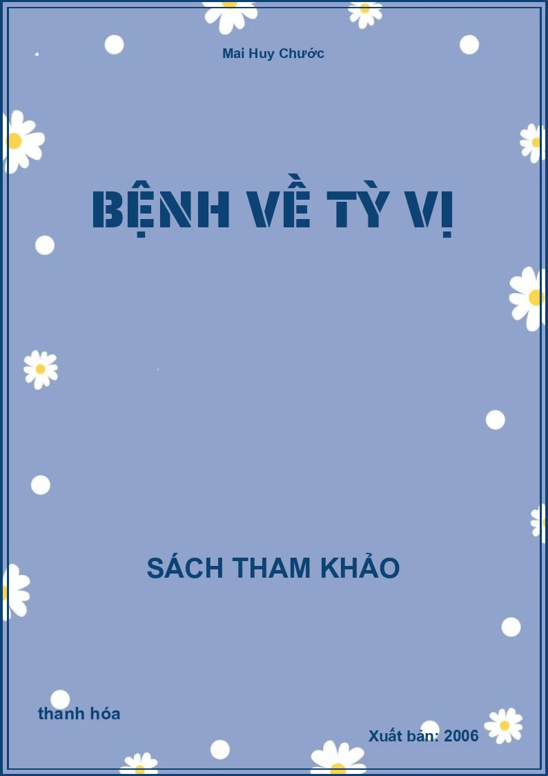 Bệnh về tỳ vị