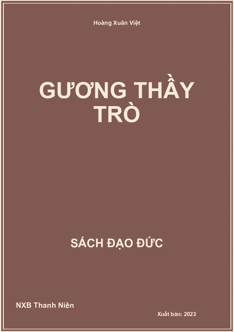 Gương thầy trò