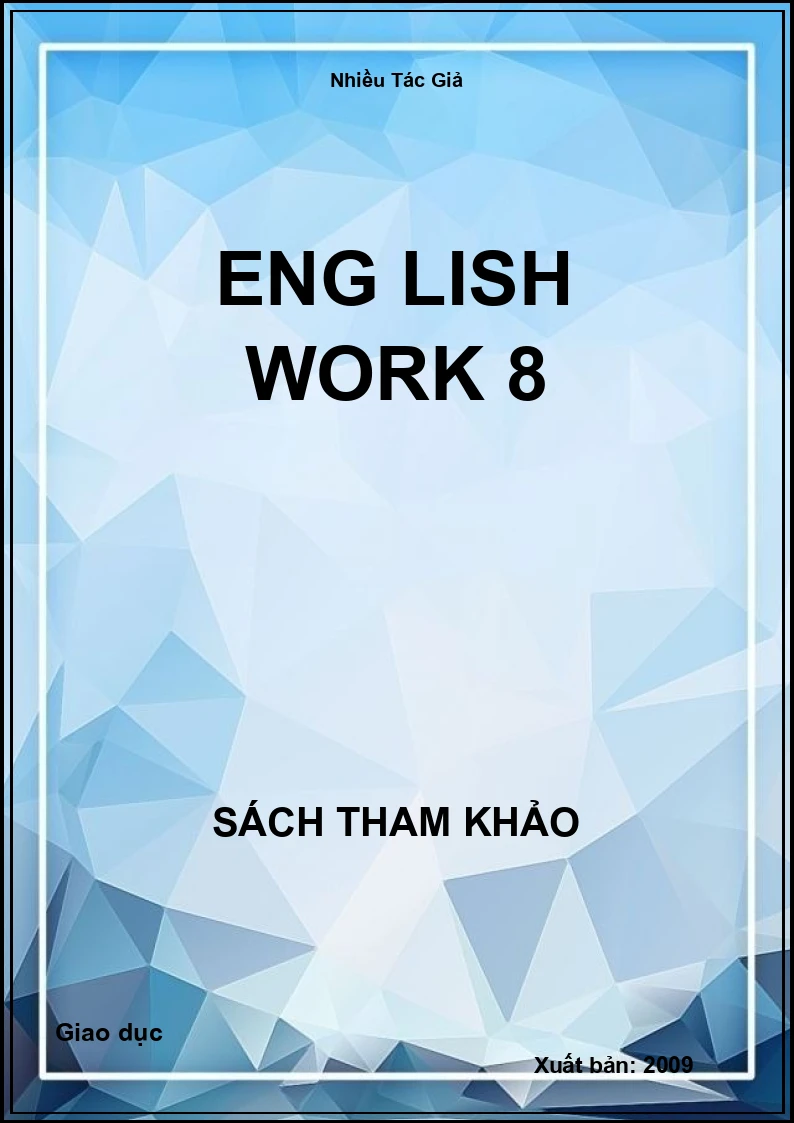 English work 8