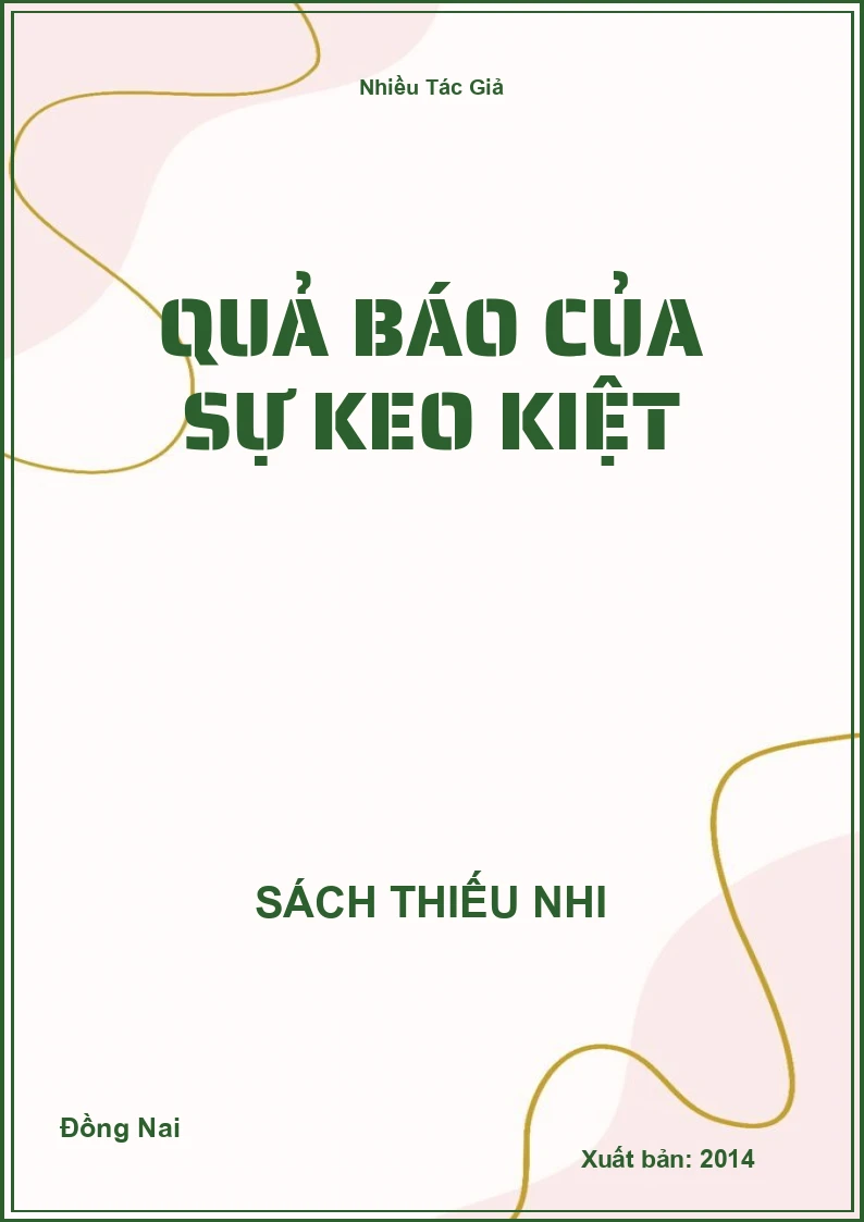 Quả báo của sự keo kiệt
