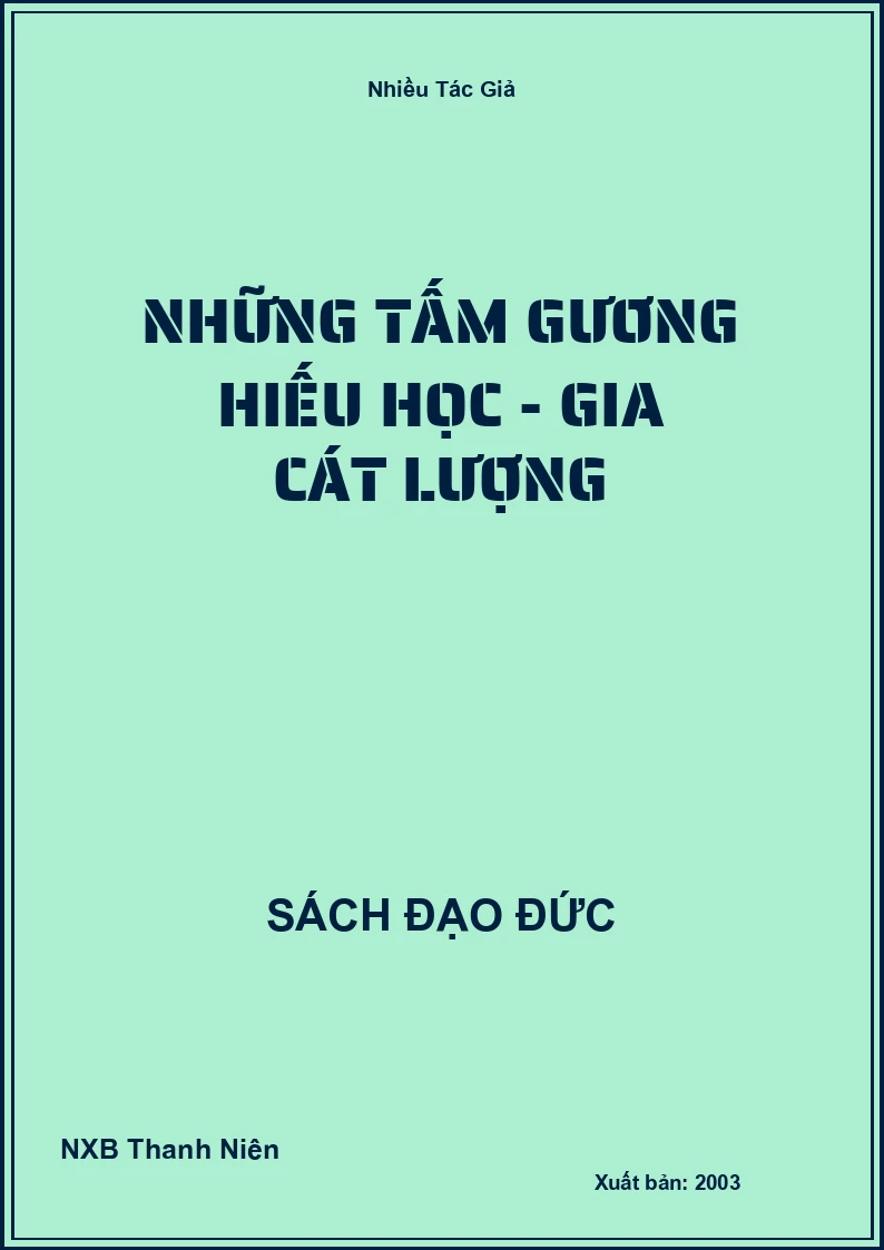 Những tấm gương hiếu học - gia cát lượng