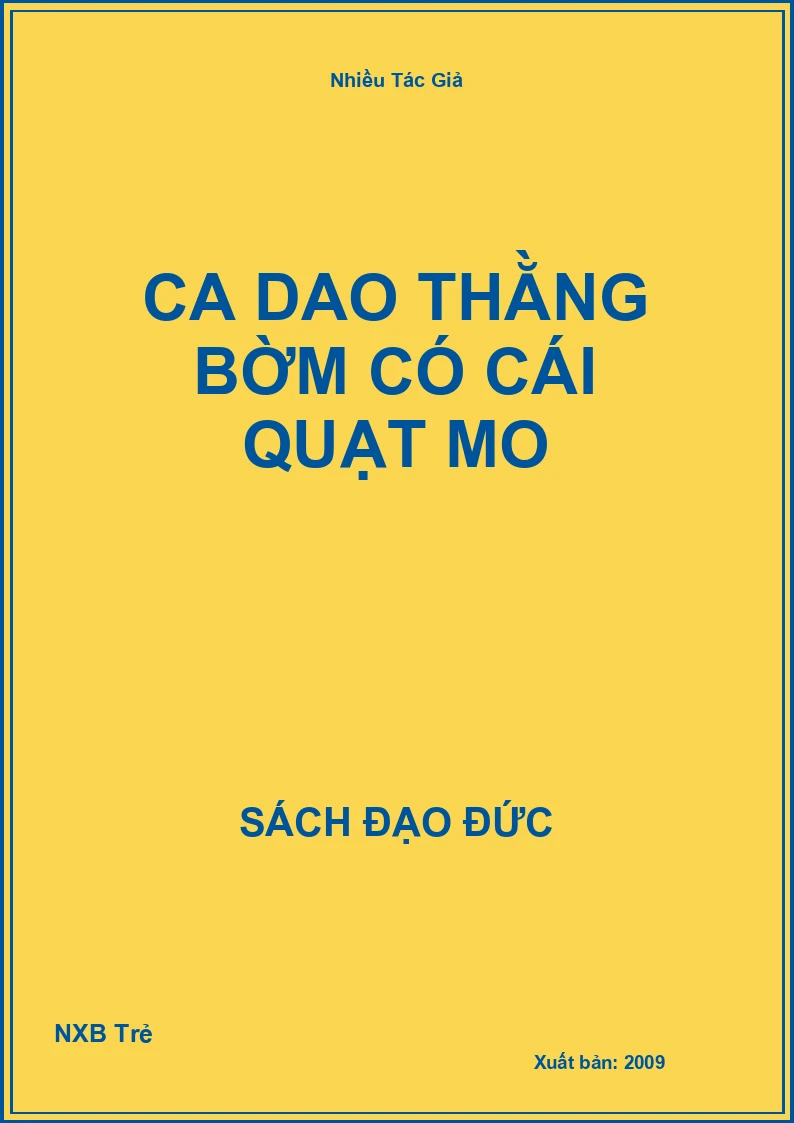Ca dao thằng bờm có cái quạt mo