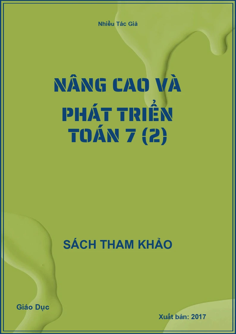 Nâng cao và phát triển Toán 7 - Tập 2