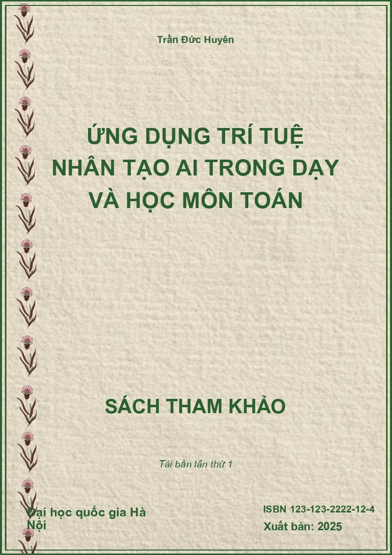 Ứng dụng trí tuệ nhân tạo AI trong dạy và học môn Toán