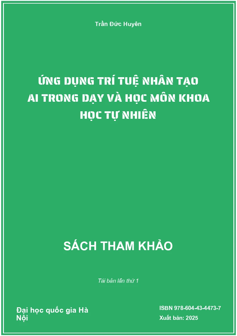 Ứng dụng trí tuệ nhân tạo AI trong dạy và học môn Khoa học Tự nhiên