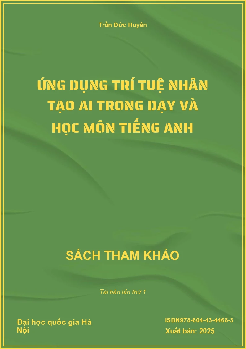 Ứng dụng trí tuệ nhân tạo AI trong dạy và học môn Tiếng Anh