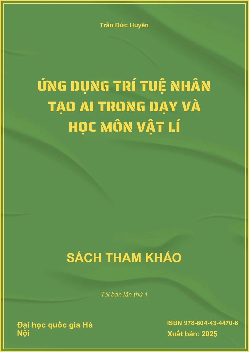 Ứng dụng trí tuệ nhân tạo AI trong dạy và học môn Vật lí