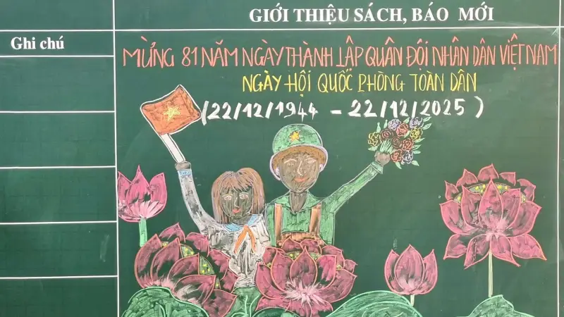 Thư Viện THCS Phan Bội Châu Kỷ Niệm 81 Năm Ngày Thành Lập Quân Đội Nhân Dân Việt Nam