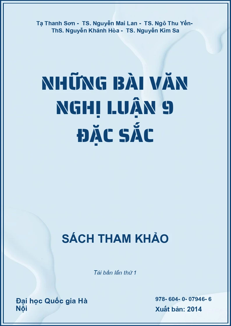 Những bài văn nghị luận 9 đặc sắc