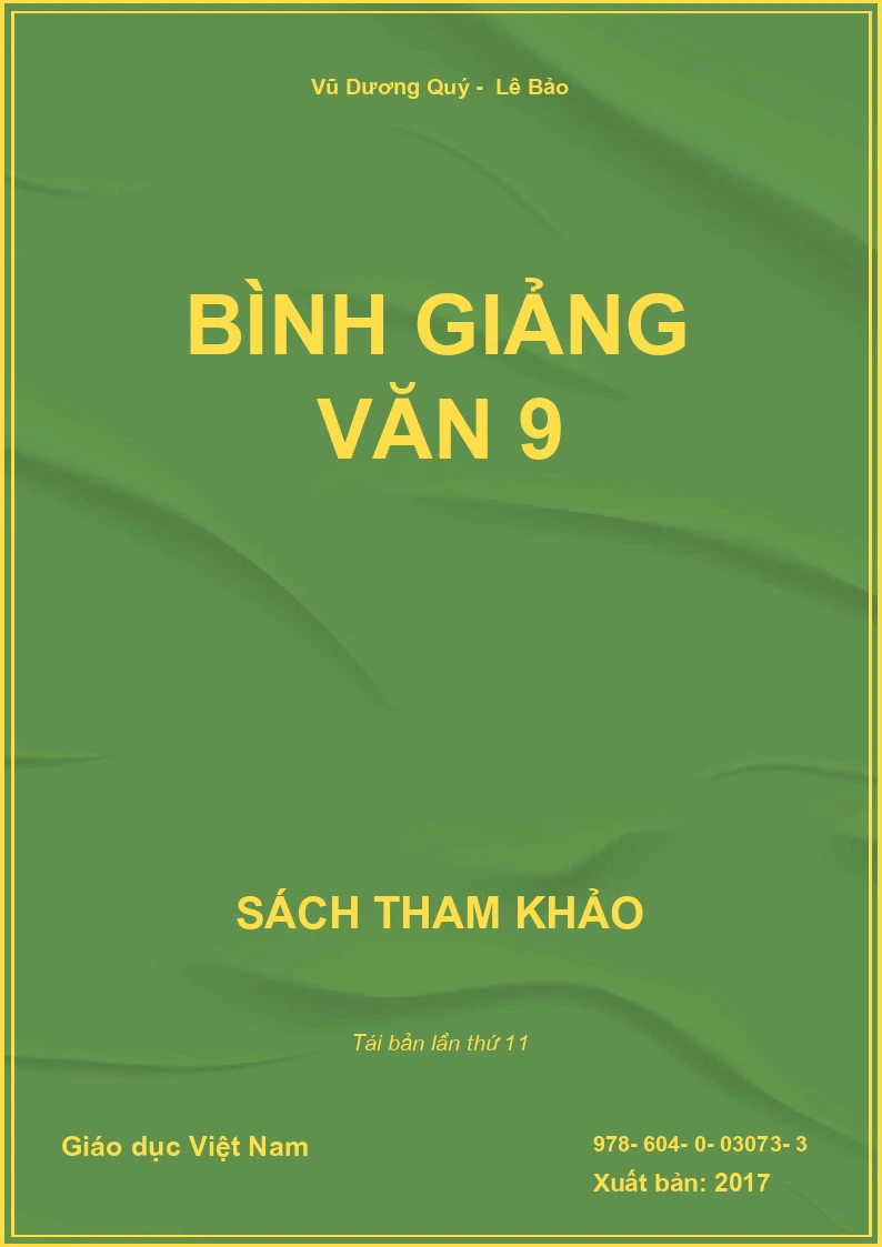 Bình giảng Văn 9