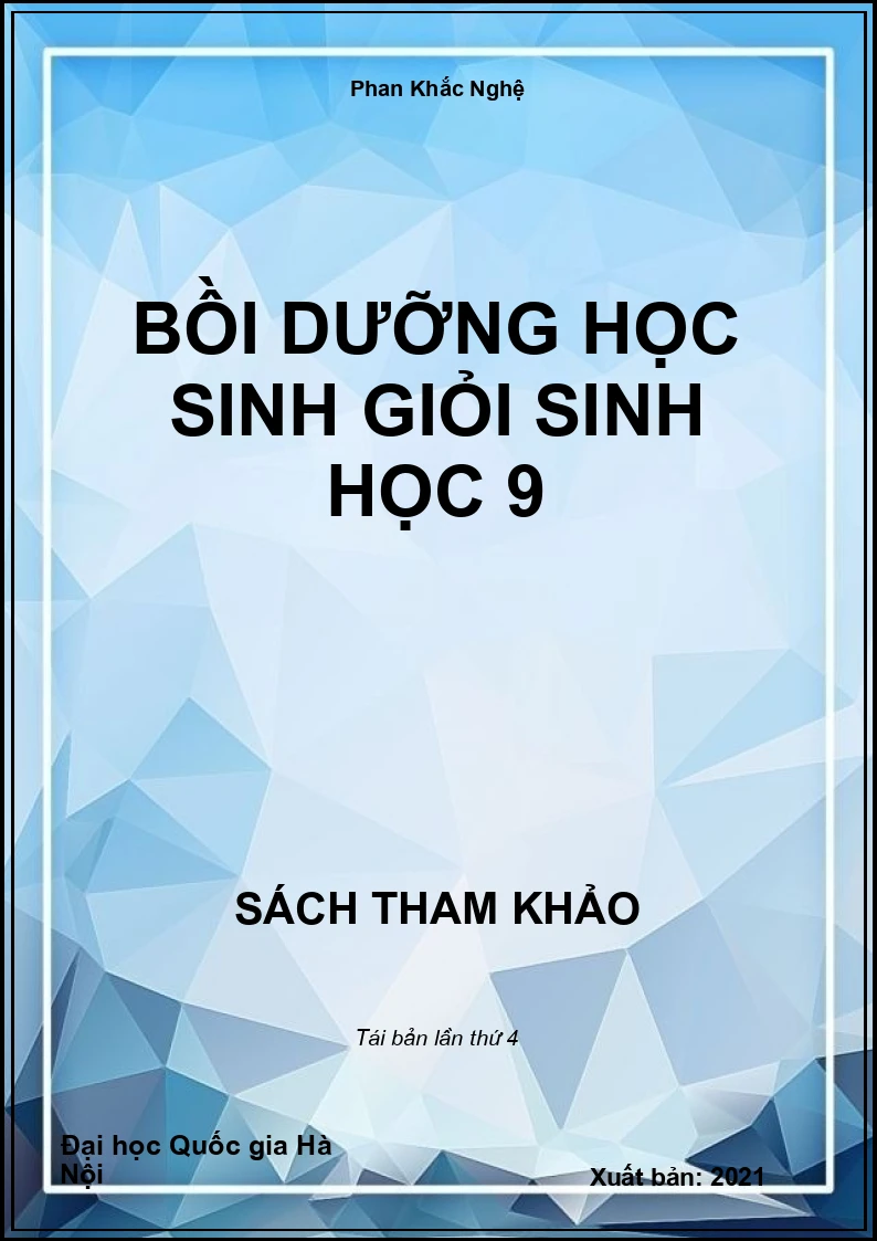 Bồi dưỡng học sinh giỏi Sinh học 9