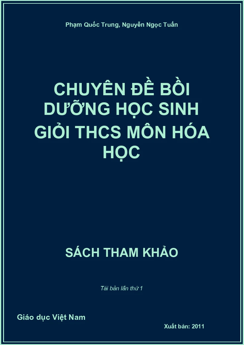 Chuyên đề bồi dưỡng học sinh giỏi THCS môn Hóa học