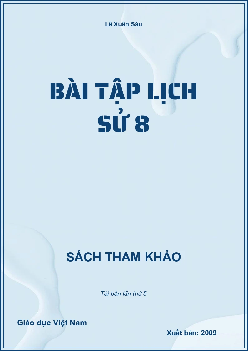 Bài Tập Lịch sử 8