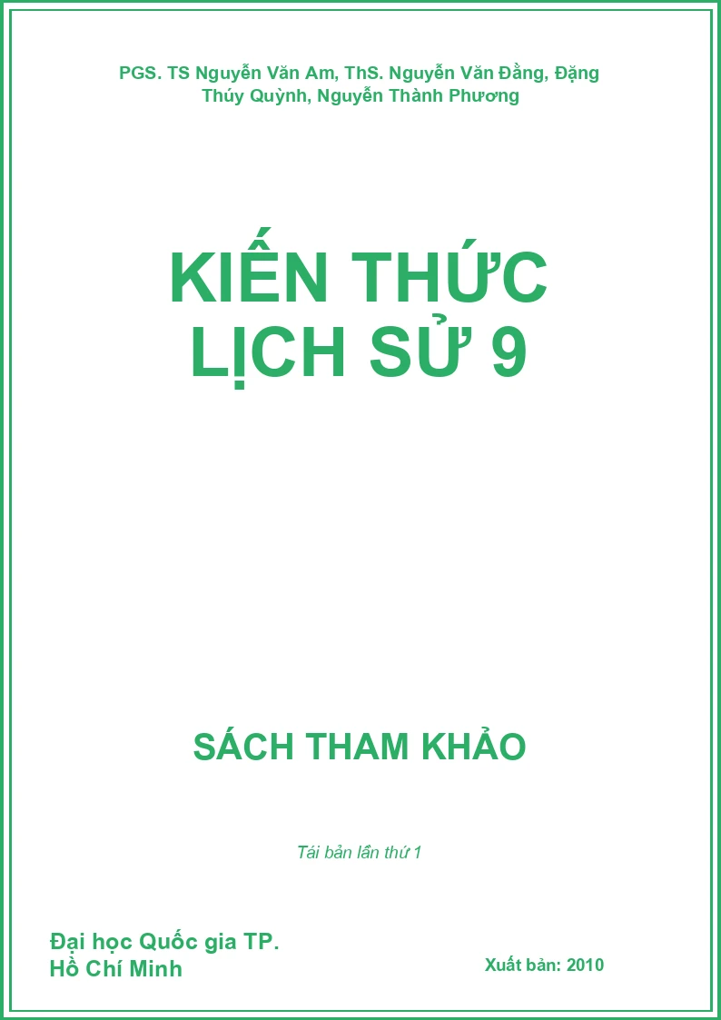 Kiến thức Lịch sử 9
