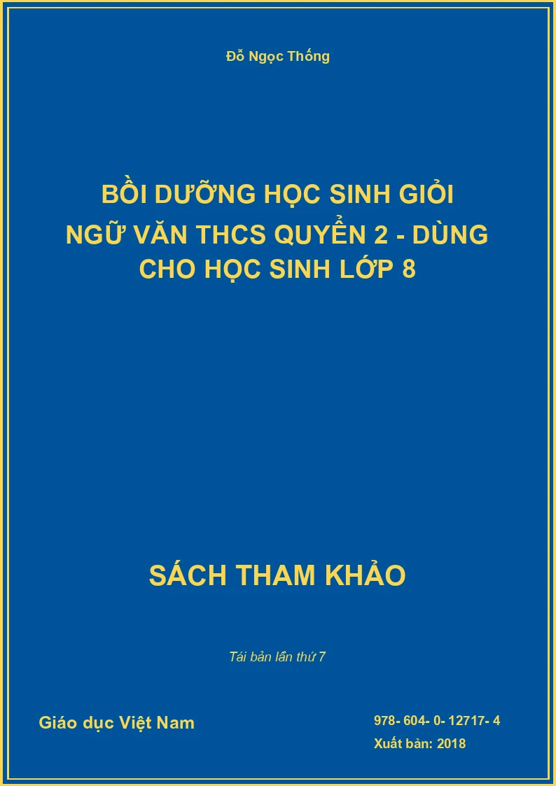 Bồi dưỡng học sinh giỏi Ngữ Văn THCS Quyển 2 - dùng cho học sinh lớp 8
