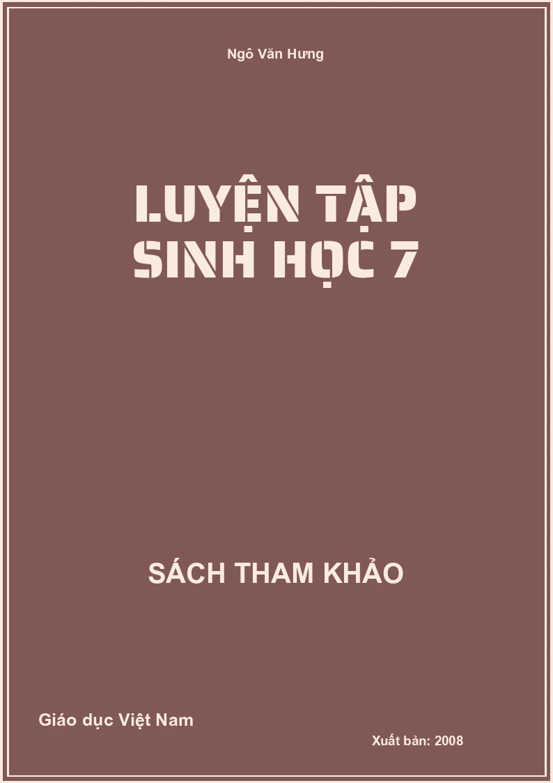 Luyện Tập Sinh học 7