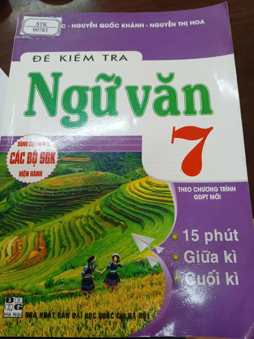 Đề kiểm tra Ngữ văn 7
