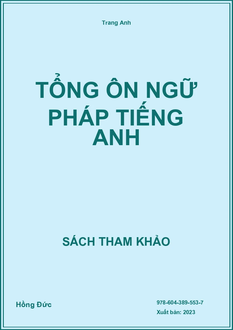 Tổng ôn ngữ pháp tiếng Anh