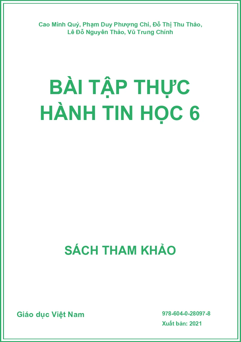 Bài tập thực hành Tin học 6