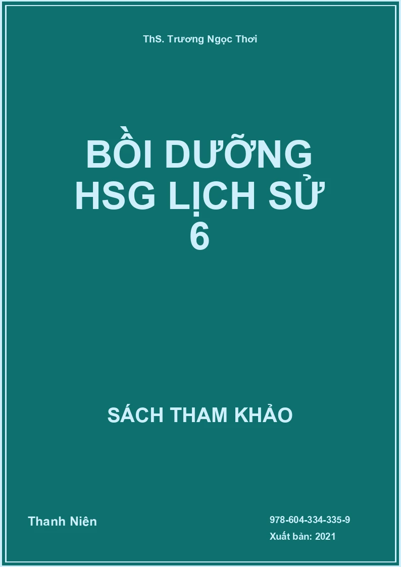 Bồi dưỡng HSG Lịch sử 6