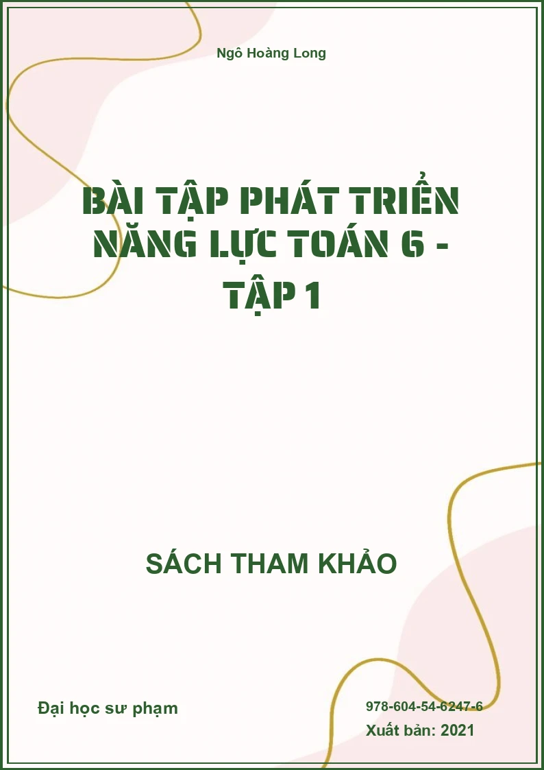 Bài tập phát triển năng lực Toán 6 - Tập 1