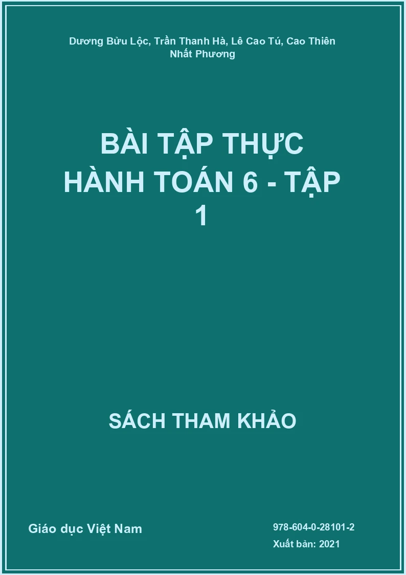 Bài tập thực hành Toán 6 - Tập 1