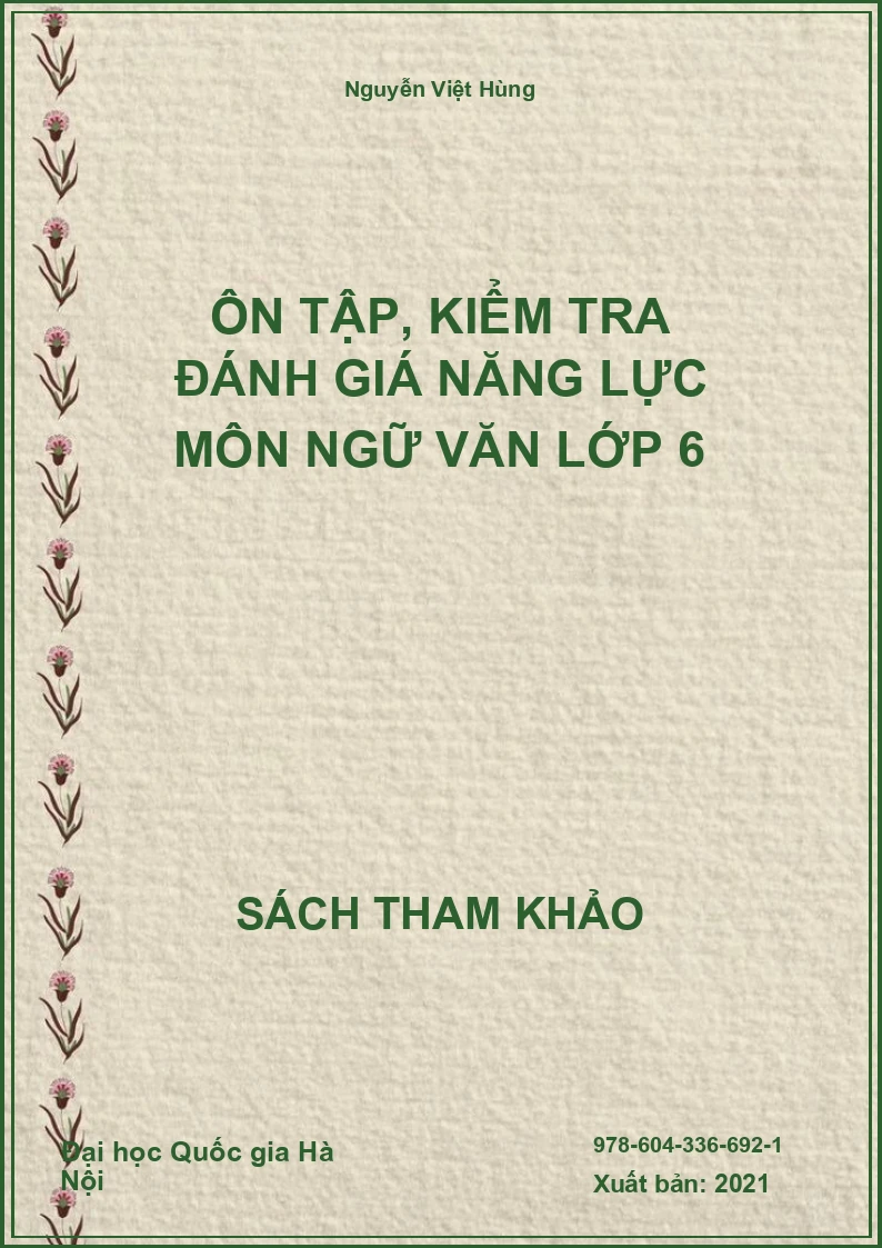 Ôn tập, kiểm tra đánh giá năng lực môn Ngữ văn lớp 6