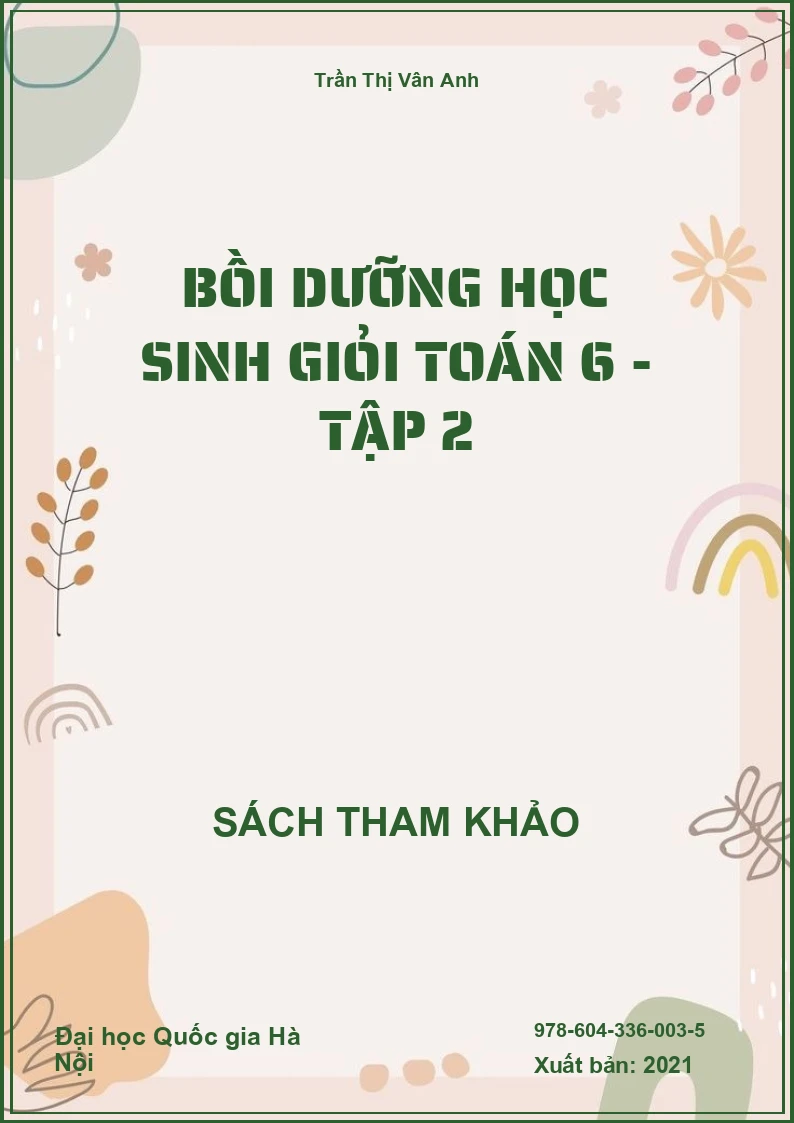 Bồi dưỡng học sinh giỏi Toán 6 - Tập 2