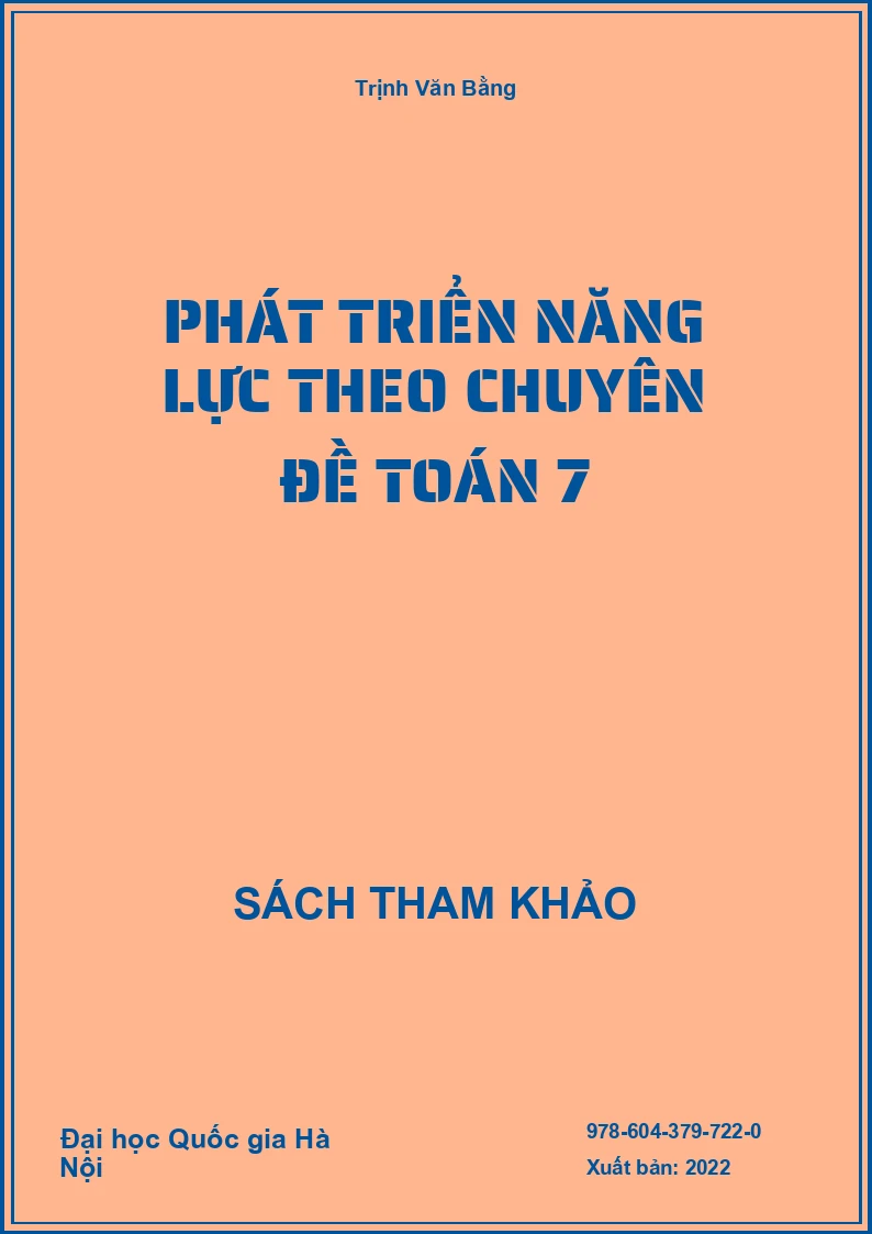 Phát triển năng lực theo chuyên đề Toán 7