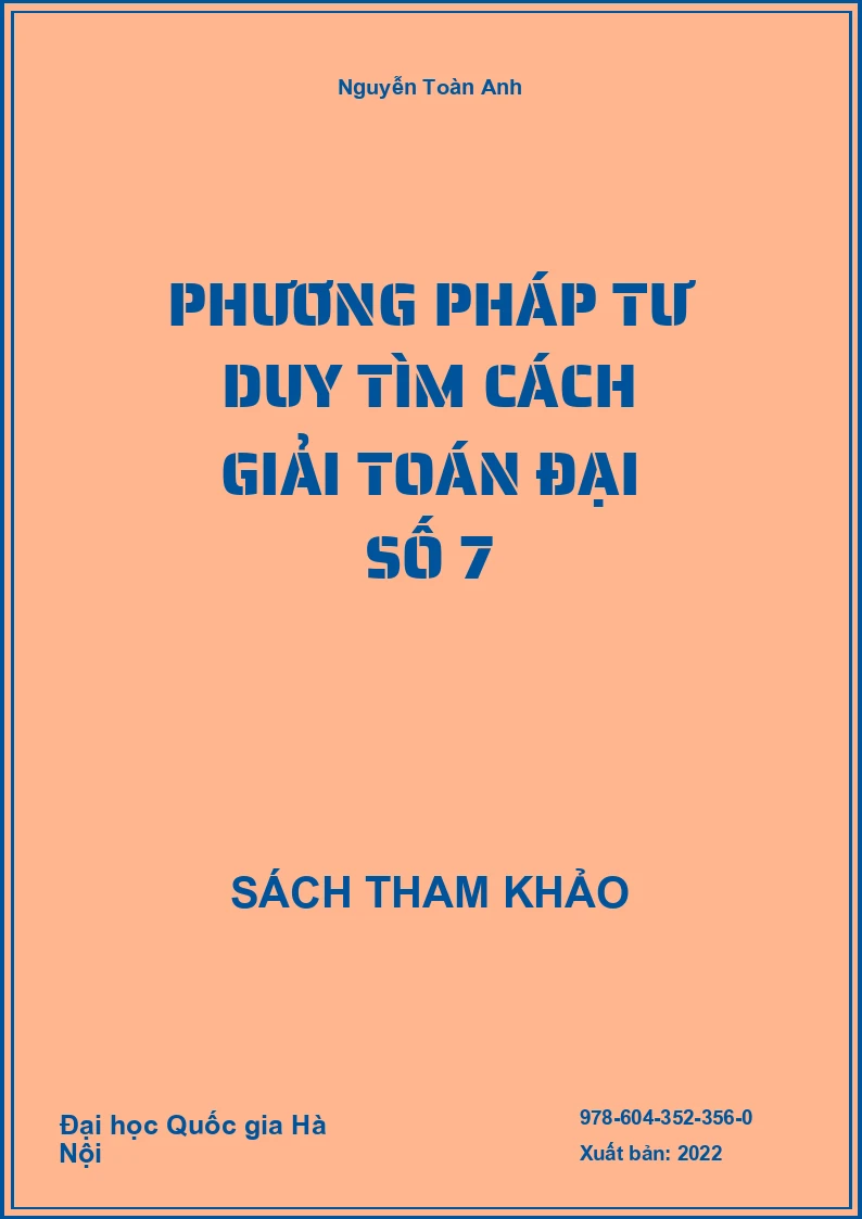 Phương pháp tư duy tìm cách giải Toán Đại số 7