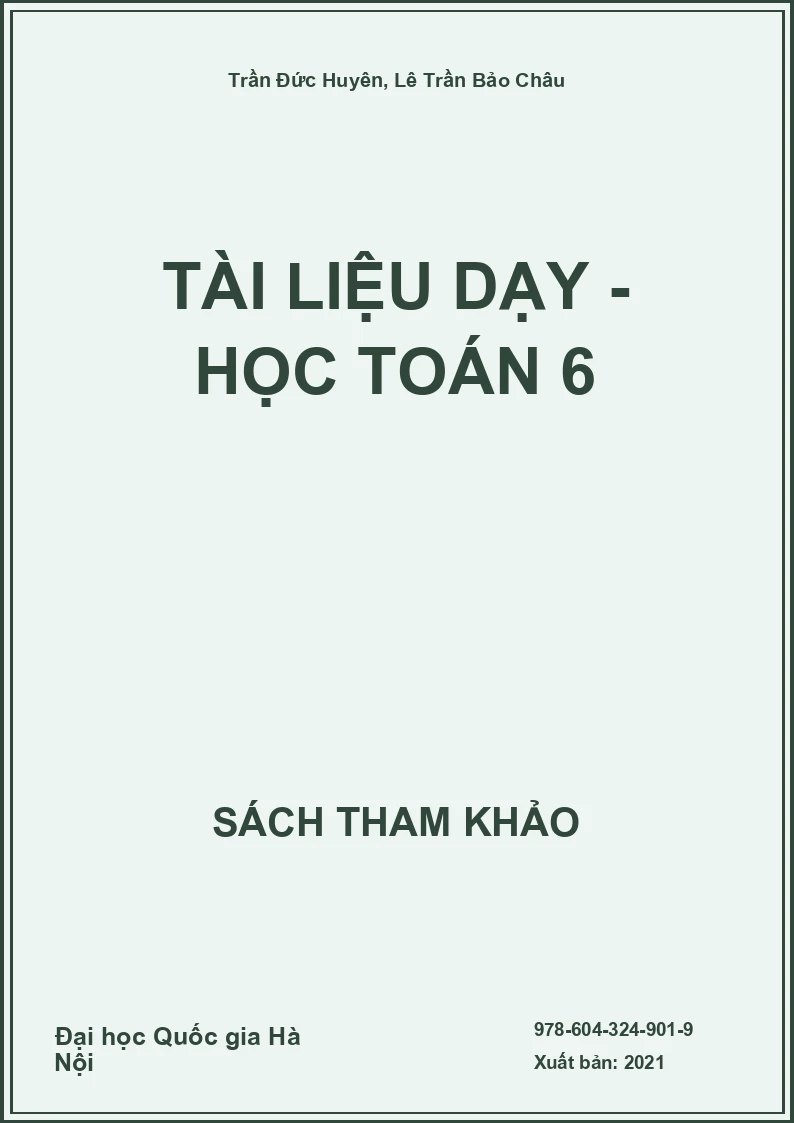 Tài liệu dạy - học Toán 6