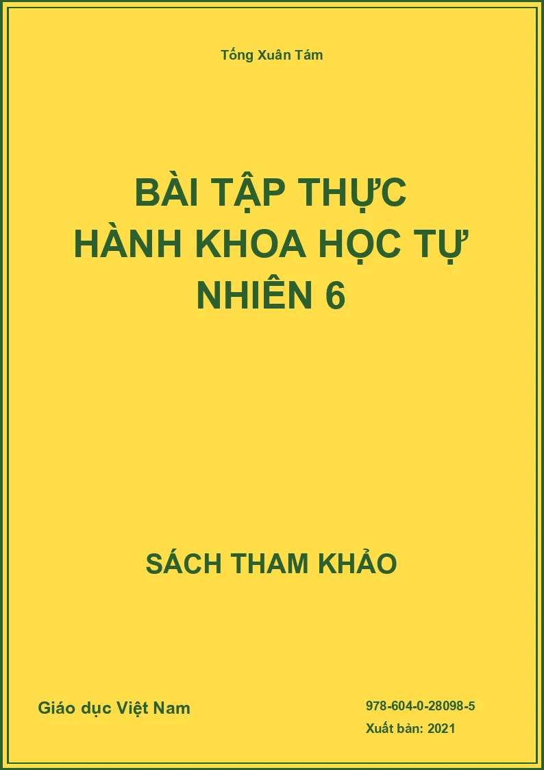 Bài tập thực hành Khoa học tự nhiên 6